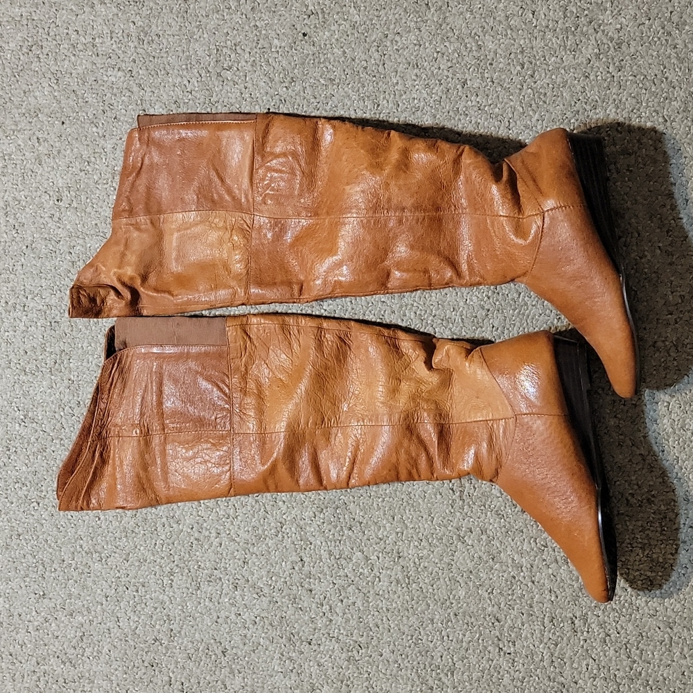 Tan Knee length Boots